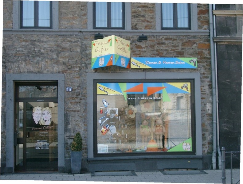 Außenansicht von Friseur Geißler, Hauptstraße 117 in Bendorf
